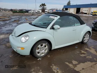 2003 Volkswagen Beetle GLS z VIN 3VWCK21Y73M303248, wystawiony jako Copart lot #46776155 z przebiegiem 118 764 mil mil oraz Szkoda całkowita • Salvage title. Historia ofert i sprzedaży dostępna na DreamBid. Obrazek 1.