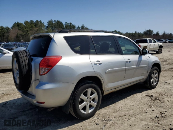 2007 Toyota RAV4 Limited with VIN JTMBD31V775099177, listed as a Copart auction lot 51584105 with 120,748 mi miles and Clean Title. Bid and sale history available at carsss.com. Image 3.