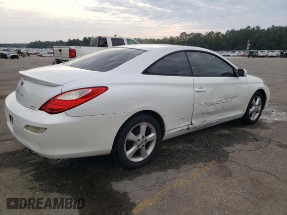 2007 Toyota Solara SE with VIN 4T1CE30P97U757443, listed as a Copart auction lot 47577155 with 184,134 mi miles and Salvage Title. Bid and sale history available at carsss.com. Image 3.