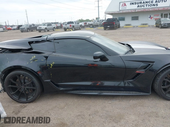 2019 Chevrolet Corvette Grand Sport 1LT with VIN 1G1YW2D75K5112067, listed as a IAAI auction lot 42087555 with Not provided miles and . Bid and sale history available at DreamBid. Image 14.