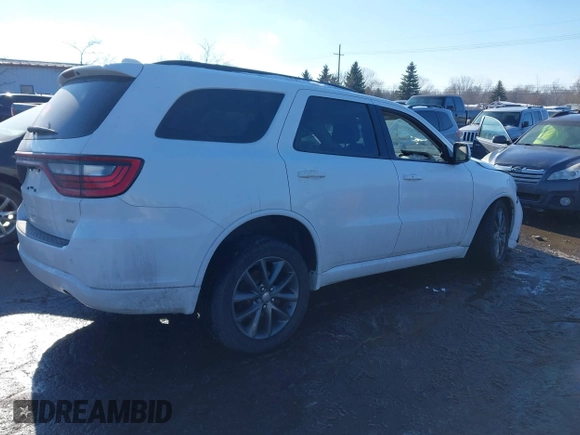 2017 Dodge Durango GT with VIN 1C4RDJDG4HC960957, listed as a IAAI auction lot 41358919 with 100,269 mi miles and . Bid and sale history available at carsss.com. Image 4.