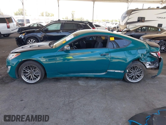 2014 Hyundai Genesis Coupe 2.0T with VIN KMHHT6KD5EU114178, listed as a IAAI auction lot 42392849 with 89,433 mi miles and . Bid and sale history available at DreamBid. Image 14.
