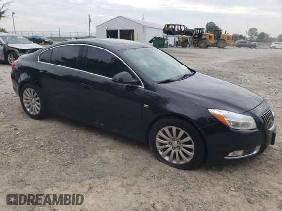 2011 Buick Regal CXL RL6 with VIN W04GU5GC1B1008129, listed as a Copart auction lot 61052085 with 125,218 mi miles and Clean title. Bid and sale history available at DreamBid. Image 4.