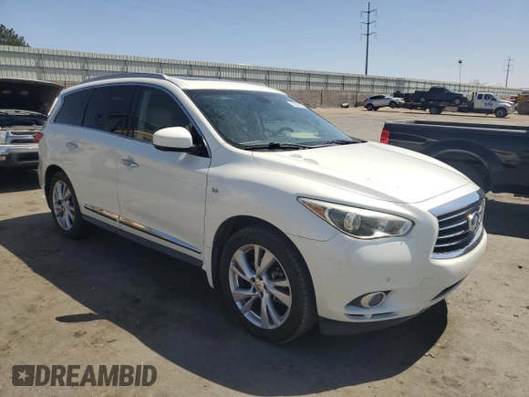 2015 Infiniti QX60 with VIN 5N1AL0MM2FC523564, listed as a Copart auction lot 52846785 with 145,054 mi miles and Clean Title. Bid and sale history available at DreamBid. Image 4.