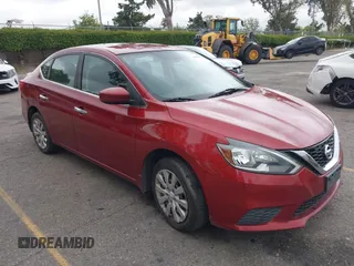2016 Nissan Sentra S with VIN 3N1AB7AP2GL655909, listed as a IAAI auction lot 42028213 with 75,461 mi miles. Bid and sale history available at carsss.com. Image 1.