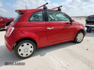 2015 FIAT 500 Pop with VIN 3C3CFFAR8FT581839, listed as a Copart auction lot 59895855 with 63,424 mi miles and Clean title. Bid and sale history available at DreamBid. Image 3.