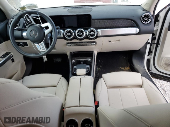 2020 Mercedes-Benz GLB with VIN W1N4M4HB9LW023418, listed as a Copart auction lot 61809302 with 0 mi miles. Bid and sale history available at carsss.com. Image 9.
