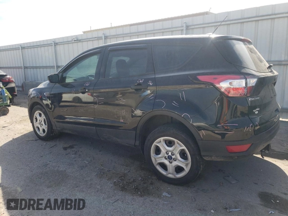 2018 Ford Escape S with VIN 1FMCU0F77JUC80270, listed as a Copart auction lot 45861264 with 124,998 mi miles and Salvage Title. Bid and sale history available at carsss.com. Image 2.