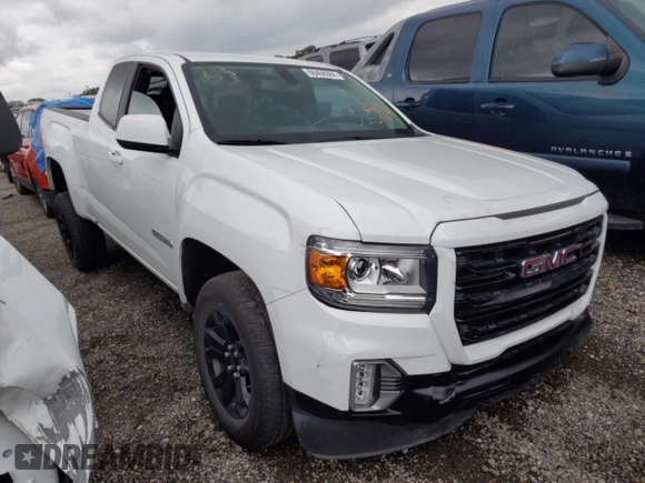 2022 GMC Canyon 2WD SLE with VIN 1GTH5CEA4N1325842, listed as a Copart auction lot 66468984 with 24,731 mi miles and Salvage Title. Bid and sale history available at carsss.com. Image 4.