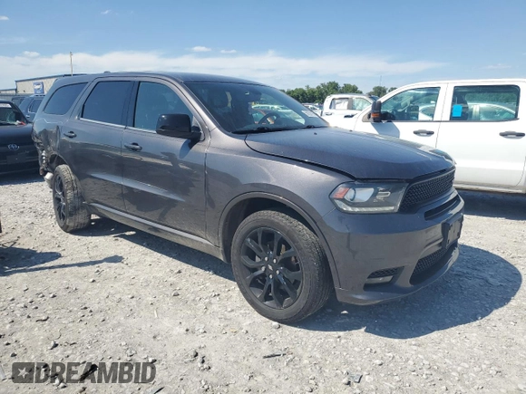 2020 Dodge Durango GT with VIN 1C4RDJDG2LC395066, listed as a Copart auction lot 58250105 with 93,438 mi miles and Salvage title. Bid and sale history available at DreamBid. Image 4.
