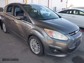 2014 Ford C-Max Energi SEL with VIN 1FADP5CU7EL512990, listed as a IAAI auction lot 41756214 with 211,343 mi miles. Bid and sale history available at carsss.com. Image 1.