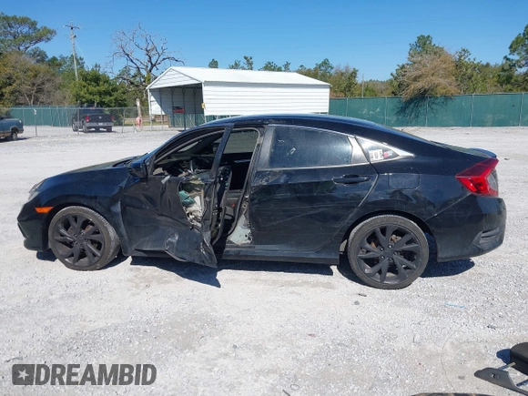 2019 Honda Civic Sedan Sport with VIN 2HGFC2F80KH519978, listed as a IAAI auction lot 41759437 with 118,138 mi miles. Bid and sale history available at carsss.com. Image 14.