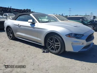 2019 Ford Mustang EcoBoost with VIN 1FATP8UH5K5181843, listed as a IAAI auction lot 41682894 with 61,673 mi miles. Bid and sale history available at carsss.com. Image 1.