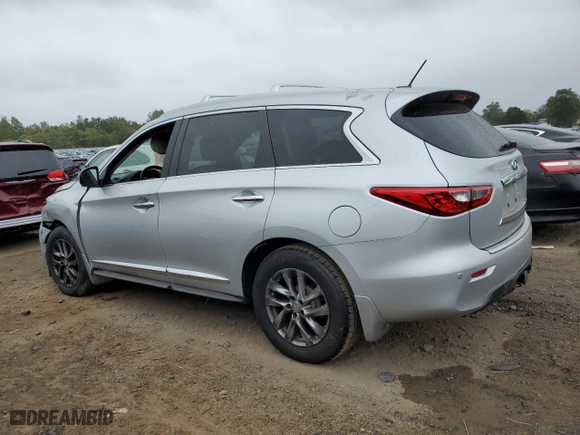 2013 Infiniti JX35 with VIN 5N1AL0MM3DC326903, listed as a Copart auction lot 72902124 with 213,631 mi miles and Salvage Title. Bid and sale history available at carsss.com. Image 2.