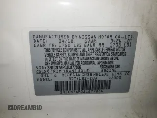 2018 Nissan Versa S Plus with VIN 3N1CN7AP0JL877856, listed as a Copart auction lot 76121284 with 92,454 mi miles and Clean Title. Bid and sale history available at carsss.com. Image 12.