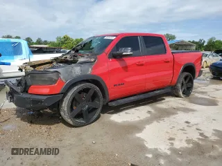 2019 Ram 1500 Rebel with VIN 1C6SRFLT9KN565772, listed as a Copart auction lot 58992825 with Not provided miles and Salvage title. Bid and sale history available at DreamBid. Image 1.