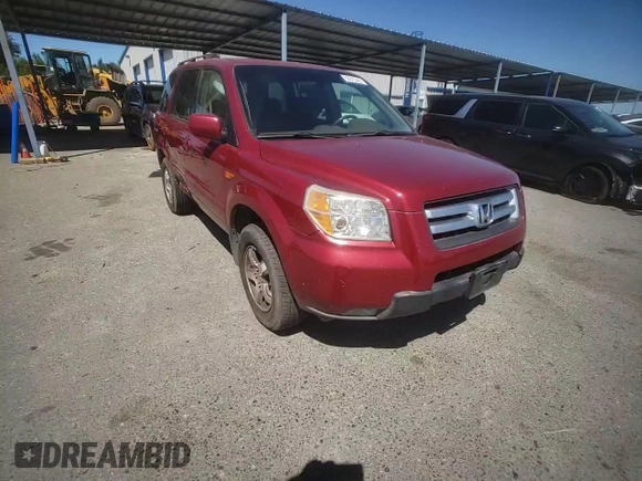 2006 Honda Pilot EX-L with VIN 5FNYF18576B022725, listed as a Copart auction lot 53875465 with 179,101 mi miles and Salvage Title. Bid and sale history available at DreamBid. Image 13.