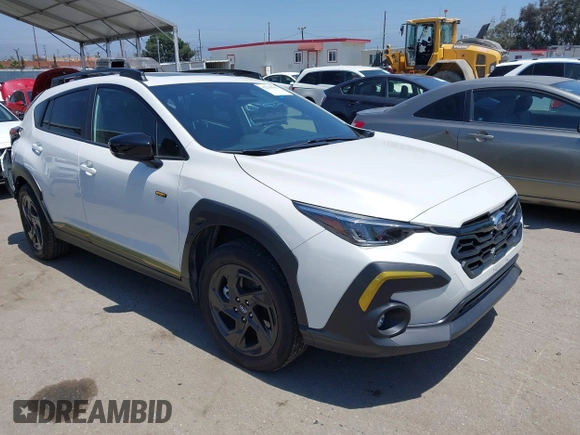 2024 Subaru Crosstrek Special Sports z VIN 4S4GUHF60R3828568, wystawiony jako IAAI lot #42218261 z przebiegiem 5 218 mil mil oraz . Historia ofert i sprzedaży dostępna na DreamBid. Obrazek 1.