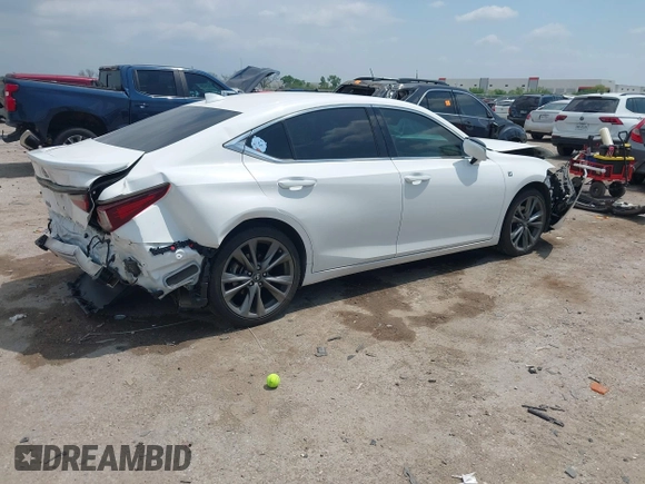2021 Lexus ES 350 F Sport with VIN 58AGZ1B16MU098924, listed as a IAAI auction lot 42039190 with 41,786 mi miles and . Bid and sale history available at DreamBid. Image 4.