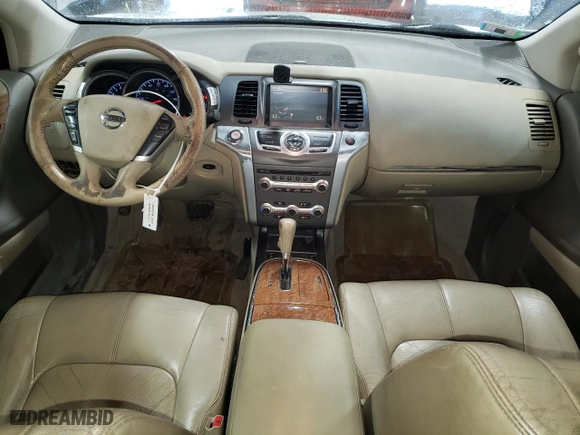 2012 Nissan Murano SL with VIN JN8AZ1MW2CW204528, listed as a Copart auction lot 47390035 with 116,466 mi miles and Salvage Title. Bid and sale history available at carsss.com. Image 8.