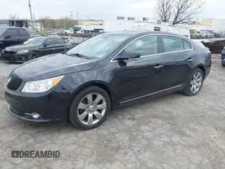 2011 Buick LaCrosse CXS with VIN 1G4GE5ED0BF303350, listed as a IAAI auction lot 42015192 with 1 mi miles. Bid and sale history available at carsss.com. Image 2.