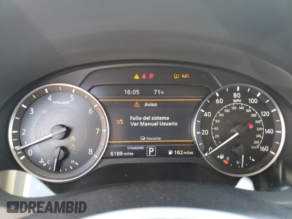 2022 Infiniti QX50 LUXE with VIN 3PCAJ5BA9NF112888, listed as a Copart auction lot 41300913 with 6,189 mi miles. Bid and sale history available at carsss.com. Image 9.