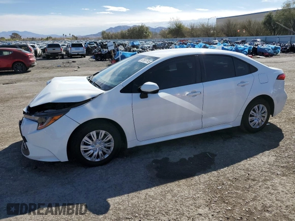 2020 Toyota Corolla L with VIN JTDDPRAEXLJ055758, listed as a Copart auction lot 47891745 with 77,702 mi miles and Salvage Title. Bid and sale history available at carsss.com. Image 1.
