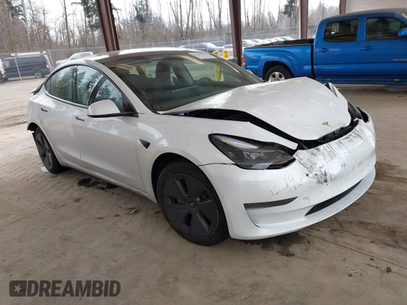 2023 Tesla Model 3 z VIN 5YJ3E1EA8PF412166, wystawiony jako IAAI lot #41461983 z przebiegiem 25 908 mil mil oraz . Historia ofert i sprzedaży dostępna na DreamBid. Obrazek 1.