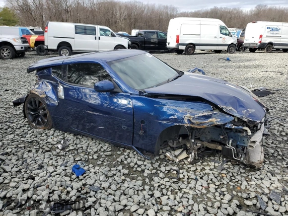 2016 Nissan 370Z with VIN JN1AZ4EH5GM932488, listed as a Copart auction lot 47856695 with 0 mi miles and Salvage Title. Bid and sale history available at carsss.com. Image 4.
