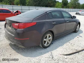 2015 Kia Optima LX with VIN 5XXGM4A73FG358013, listed as a Copart auction lot 82112314 with 135,264 mi miles and Salvage Title. Bid and sale history available at carsss.com. Image 3.