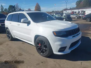 2017 Jeep Grand Cherokee SRT with VIN 1C4RJFDJ6HC754640, listed as a IAAI auction lot 40944008 with 93,412 mi miles. Bid and sale history available at carsss.com. Image 1.