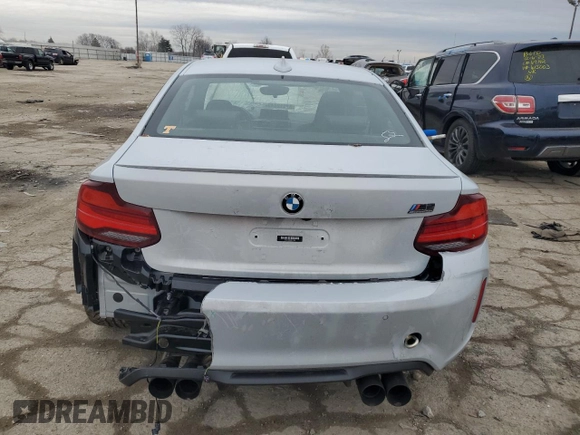2021 BMW M2 Competition with VIN WBS2U7C08M7J70601, listed as a Copart auction lot 81512443 with 11,570 mi miles. Bid and sale history available at carsss.com. Image 6.