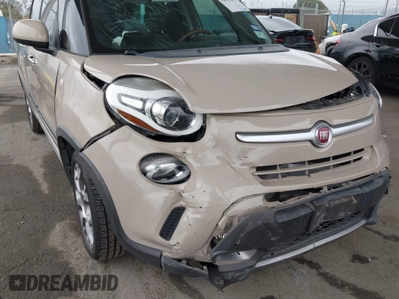 2014 FIAT 500L Trekking with VIN ZFBCFADHXEZ015287, listed as a IAAI auction lot 42063297 with 81,858 mi miles and . Bid and sale history available at DreamBid. Image 6.