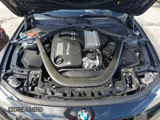 2018 BMW M4 with VIN WBS4Y9C57JAC86460, listed as a Copart auction lot 73022204 with 28,477 mi miles and Salvage Title. Bid and sale history available at carsss.com. Image 11.
