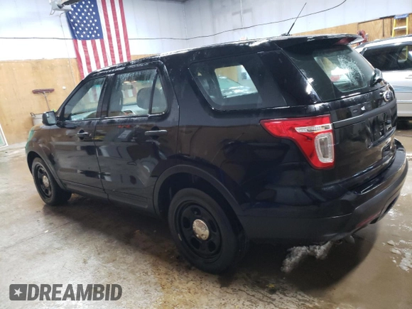 2014 Ford Utility Police Interceptor with VIN 1FM5K8AR2EGB74531, listed as a Copart auction lot 83323664 with 124,983 mi miles and Clean Title. Bid and sale history available at carsss.com. Image 2.