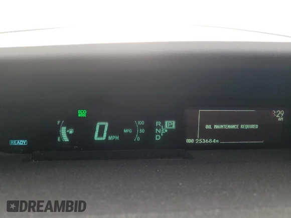 2010 Toyota Prius II with VIN JTDKN3DU1A0185444, listed as a Copart auction lot 53833065 with 253,684 mi miles and Salvage Title. Bid and sale history available at carsss.com. Image 9.