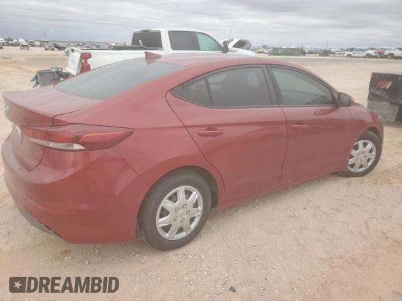 2017 Hyundai Elantra SE with VIN KMHD74LFXHU399021, listed as a Copart auction lot 51452275 with 70,500 mi miles and Salvage title. Bid and sale history available at DreamBid. Image 3.