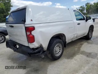 2023 Chevrolet Silverado 1500 Work Truck with VIN 3GCNAAEK1PG354604, listed as a Copart auction lot 55386455 with 100,453 mi miles and Clean Title. Bid and sale history available at DreamBid. Image 3.