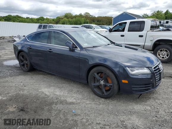 2012 Audi A7 z VIN WAUSGCFC8CN002171, wystawiony jako Copart lot #58473235 z przebiegiem 178 968 mil mil oraz Czysty tytuł • Clean title. Historia ofert i sprzedaży dostępna na DreamBid. Obrazek 4.