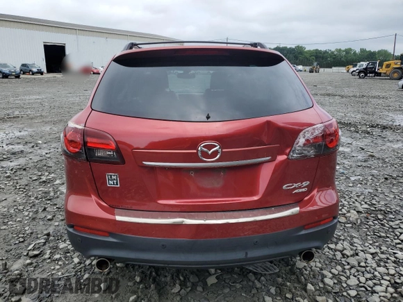2015 Mazda CX-9 Grand Touring z VIN JM3TB3DV0F0461438, wystawiony jako Copart lot #61615275 z przebiegiem 212 252 mil mil oraz Szkoda całkowita • Salvage title. Historia ofert i sprzedaży dostępna na DreamBid. Obrazek 6.