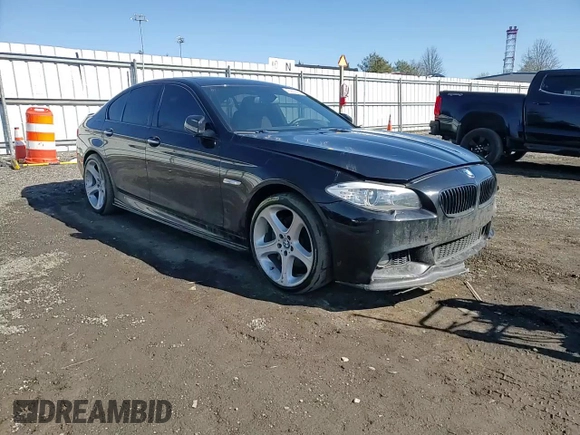 2013 BMW 5 Series 550i xDrive with VIN WBAFU9C59DDY72036, listed as a Copart auction lot 45280555 with 145,588 mi miles and Salvage Title. Bid and sale history available at carsss.com. Image 10.
