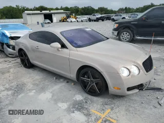 2005 Bentley Continental GT GT with VIN SCBCR63W55C025524, listed as a Copart auction lot 59310425 with 30,695 mi miles and Salvage title. Bid and sale history available at DreamBid. Image 4.