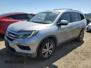 2016 Honda Pilot EX-L with VIN 5FNYF6H52GB067621, listed as a Copart auction lot 53848105 with 75,332 mi miles and Salvage Title. Bid and sale history available at carsss.com. Image 1.