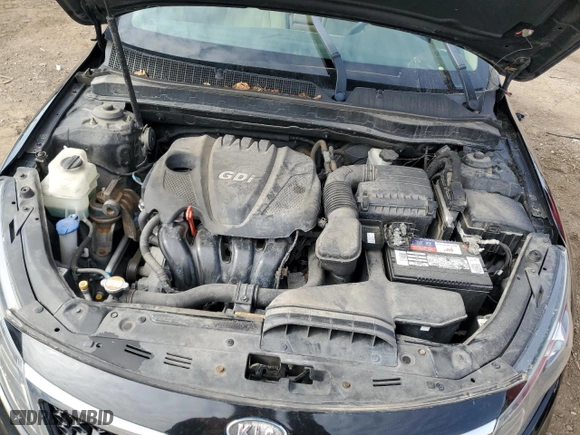 2011 Kia Optima LX with VIN KNAGM4A79B5098454, listed as a Copart auction lot 52070595 with 128,991 mi miles and Clean Title. Bid and sale history available at carsss.com. Image 11.