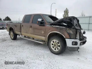 2011 Ford F-350 XL with VIN 1FT8W3BT7BEA56677, listed as a Copart auction lot 87897365 with Not Provided miles and Salvage Title. Bid and sale history available at DreamBid. Image 4.
