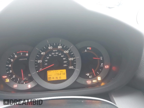 2009 Toyota RAV4 Ltd with VIN JTMBF31V095012667, listed as a IAAI auction lot 41977270 with 175,878 mi miles. Bid and sale history available at carsss.com. Image 7.