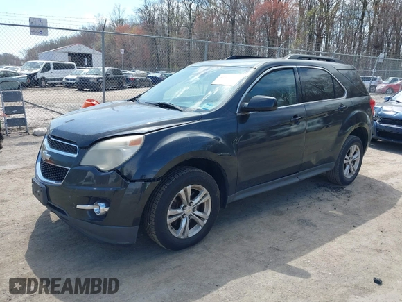 2012 Chevrolet Equinox LT w/2LT with VIN 2GNFLNE57C6384445, listed as a IAAI auction lot 41887912 with 95,688 mi miles. Bid and sale history available at carsss.com. Image 2.