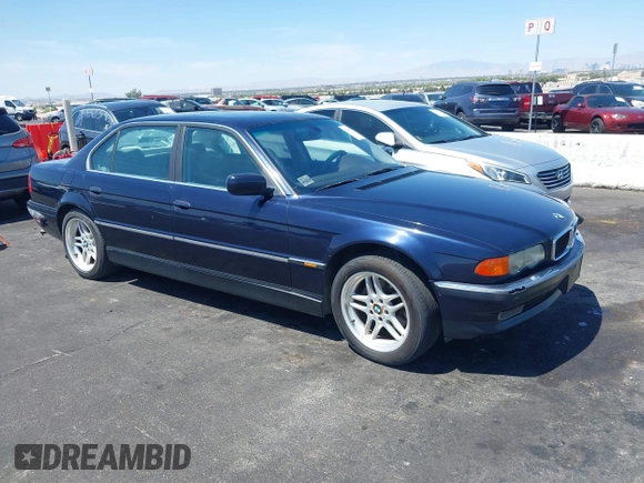 2000 BMW 7 Series 740iL with VIN WBAGH8347YDP07506, listed as a IAAI auction lot 42478767 with Not provided miles and . Bid and sale history available at DreamBid. Image 1.