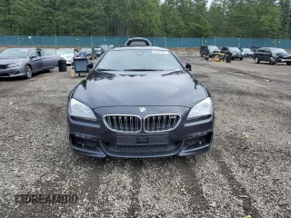 2013 BMW 6 Series 650i with VIN WBA6B2C50DD128242, listed as a Copart auction lot 44441885 with 107,960 mi miles and Salvage Title. Bid and sale history available at DreamBid. Image 5.