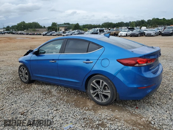 2017 Hyundai Elantra Limited with VIN 5NPD84LF2HH132600, listed as a Copart auction lot 61358095 with 62,699 mi miles and Salvage title. Bid and sale history available at DreamBid. Image 2.